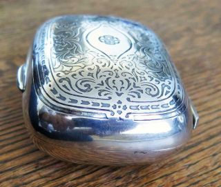 Antique Tiffany & Co Sterling Silver Art Nouveau Soap Box Trinket Case 110 grams 3