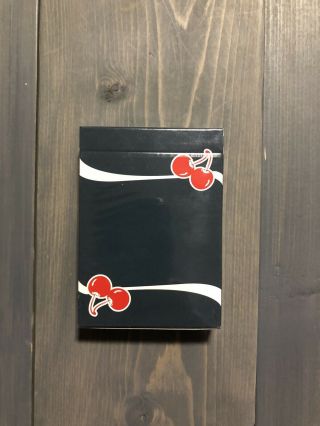 Cherry Casino V2 Black Limited Ed.  Playing Cards By Pure Imagination 1 Of 1000