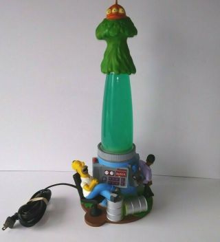 2003 Neca The Simpsons 18 " Power Plant Lava Lamp Great Some Damage