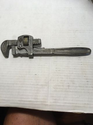Vtg Stillson Pipe Wrench 10 Inch