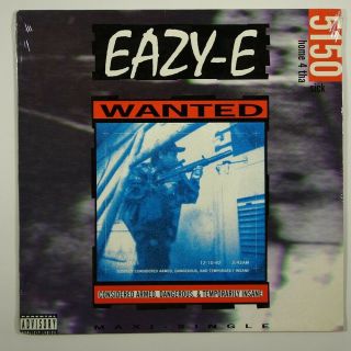 Eazy - E " Wanted Ep " Rap Hip Hop Ep Ruthless
