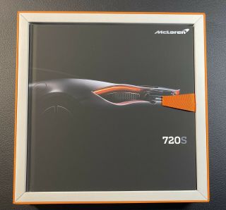 Mclaren 720s Book In Gift Box.  A Must Have Item For Any Collector Or Fan