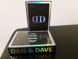 Rare Anyone X Dan And Dave Smoke & Mirrors Holographic Playing Cards
