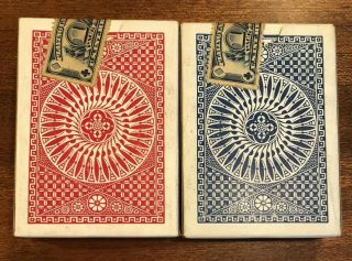 C.  1940 - 1965 Vintage Tally Ho Circle Back Playing Cards - & Rare