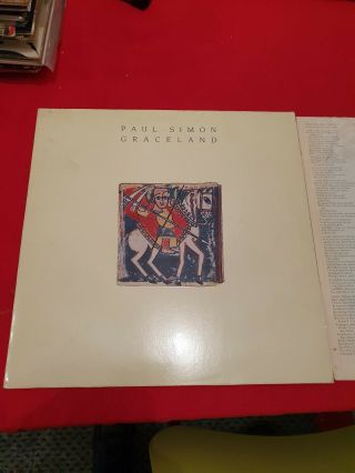 Paul Simon - Graceland - 1986 Uk Vinyl Lp Ex/ Vg,