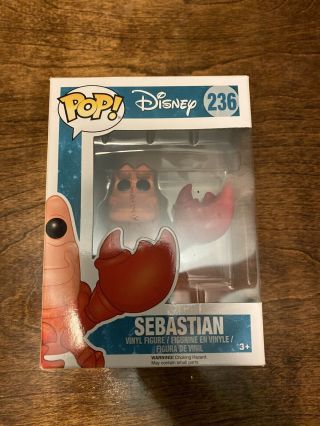 Funko Pop Disney Sebastian 236 - Little Mermaid Vaulted