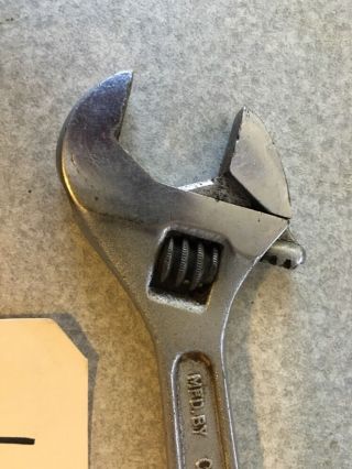 Vintage Crescent Tool Co.  8 in.  Adjustable Wrench Jamestown NY 3