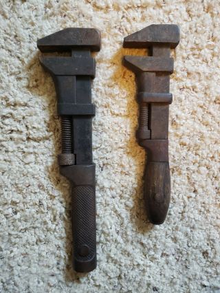 Rare Vintage Pexto And W&b Co.  Monkey Wrench Tools