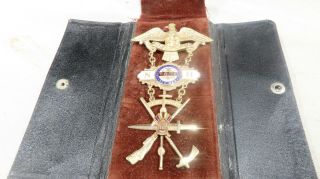 Improved Order Of The Redmen Red Men Medal Watananock Tribe 1930 Past Sachem