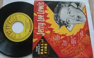 Jerry Lee Lewis - Us Ep Pressing - 1957 - The Great Ball Of Fire