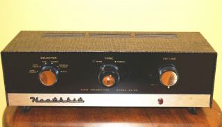 Vintage Heathkit Aa - 60 High Fidelity Tube Amplifier Preamp Perfect Shape