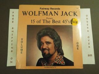 Va Wolfman Jack 15 Of The Best 45s Lp Wilbert Harrison Ritchie Valens
