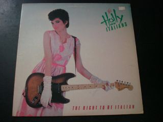 Holly And The Italians The Right To Be Italian Lp Record