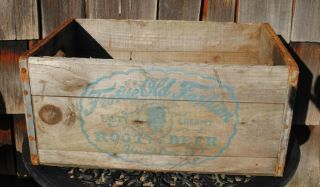 Early Frostie Old Fashion Root Beer Bottle Crate 1948 Catonsville Bottling