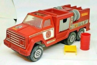 Rescue Fire Truck Engine 9 Pressed Steel Tonka 2320 1978 Vintage