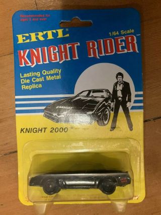 Vintage 1982 Ertl Knight Rider Kitt Car Pontiac Firebird 1:64 Diecast Car.