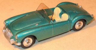Corgi Toys No 302 Mg " Mga " In Metalic Green.  1957 - 65.  Good Unboxed