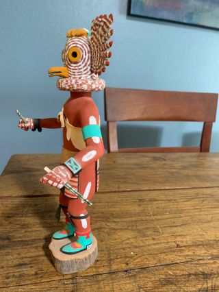 Signed Vintage Hopi Kachina Doll by Ferrell Ami from Walpi Arizona 3