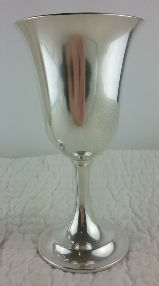 Lord Saybrook by International Sterling Silver Goblet Gold Wash Interior P664 2