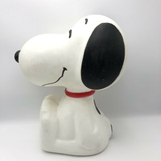Snoopy Blow Mold Charlie Brown Dog Vintage White Christmas Decoration 1958 Union