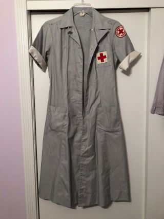 Wwii American Red Cross Dilly Uniform With Hat 1940’s/50’s