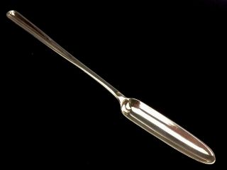 Thomas Barker 1806 Georgian Sterling Silver Bone Marrow Scoop Spoon