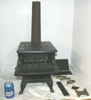 Antique Esther Salesman Sample Cast Iron Stove By Bridgeford And Co