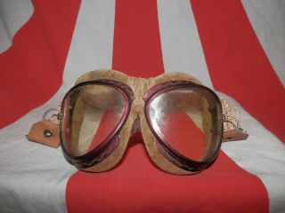 Ww2 Japanese Pilot Goggles Of A Navy Flying Corps.  Good