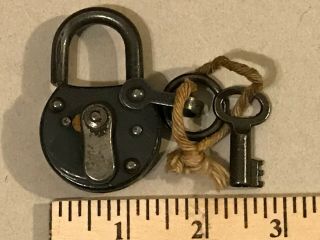 Metal Lock And Key Old Vintage Antique Style Padlocks