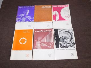 Vintage 6 1960s Nuclear Reactors Us Atomic Energy Commission Booklets Books