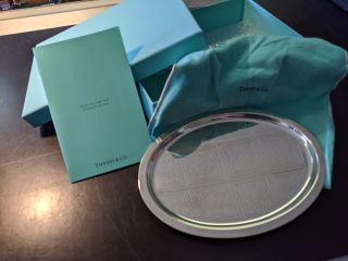 Tiffany & Co Sterling Silver Oval Tray 8 1/4 Inches 23919