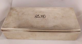 Vintage Tiffany And Co Sterling Silver 23093 Cigarette Box With Engraving