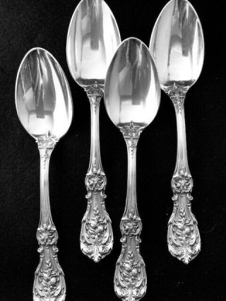 Reed & Barton Francis I Sterling Silver Tablespoon Serving Spoon,  Mono,  Qty 4