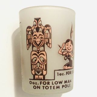 Vintage “say When” Native American Indian Shot Glass 4 Oz