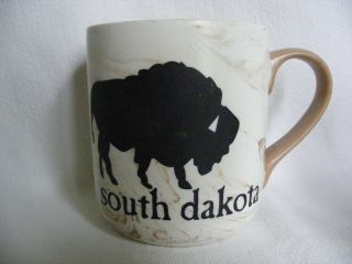 Large Buffalo South Dakota Mug 4 " X 3.  5 "