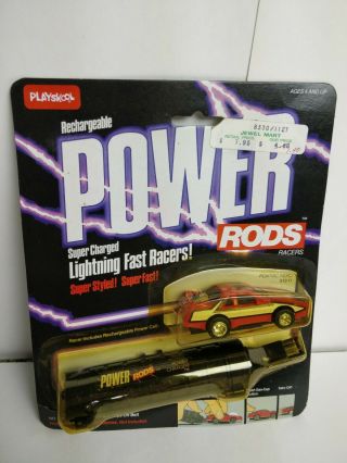 Vintage Playskool Power Rods Racer Pontiac Fiero Never Opened Nib 1984