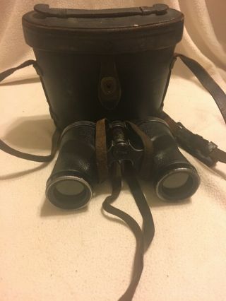 Wwii U.  S.  Navy Binoculars: Buships Mk Xxxiii 6x30,  Mod 0,  1943,  With Orig.  Case