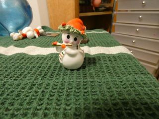 Vintage Napco Frosty the Snowman with a Piccalo 2