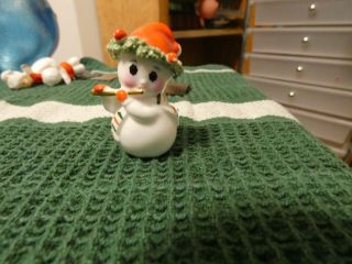 Vintage Napco Frosty the Snowman with a Piccalo 3