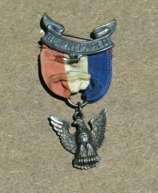 Boy Scouts Of America Bsa Eagle Scout Medal Robbins Type 3 Tufted 1933 - 1954