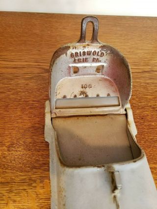 Antique Griswold Cast Iron Wall Mail Box 106 Erie PA Vintage 3
