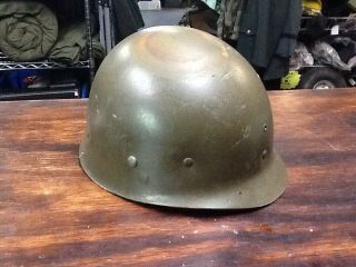 Wwii Helmet Liner M1 Steel Pot Seaman Paper Co.  Khaki Web Army Marine