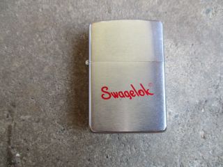 Vintage 1969 Swagelok Advertising Full Size Zippo Lighter