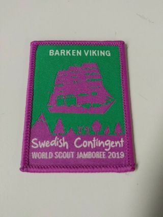 2019 24th World Scout Jamboree Swedish Contingent Troop Barken Viking