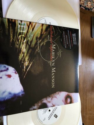 Marilyn Manson Antichrist Superstar Europe Pressing White Vinyl Zombie