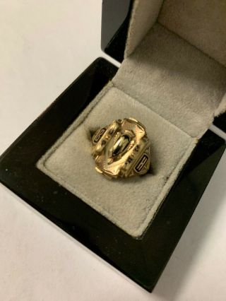 10k Yellow Gold Josten High School Ring 1955 6.  8 Grams Size 8