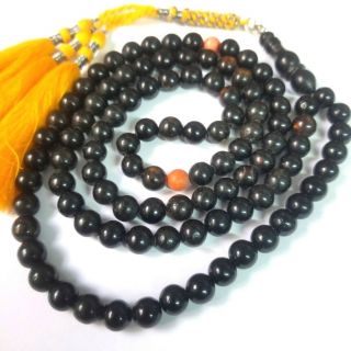 Antique Black Coral Necklace 99 Beads Prayer Beads Rosary Komboloi يسر مكاوي