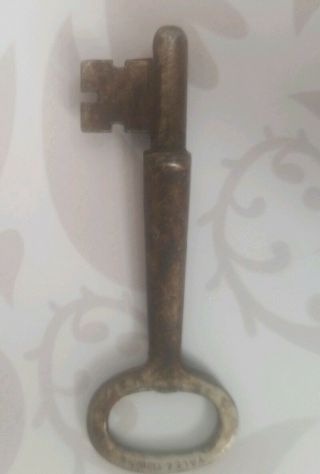 Yale & Towne Antique Skeleton Key,  Solid Steel