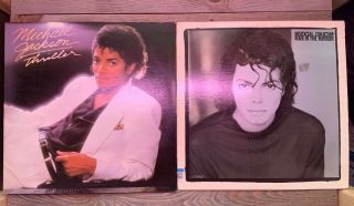 Michael Jackson Thriller Vinyl And Man In The Mirror
