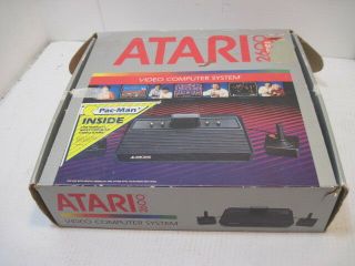 Old Vintage Atari 2600 Pac Man Box Video Games Toy